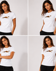 White cotton t-shirt women