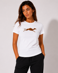 White cotton t-shirt women