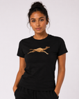Black cotton t-shirt women