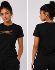Black cotton t-shirt women