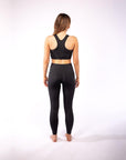 Black Leggings and Bra Set - GYMCAMEL
