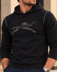 Men's Hoodie - Black & Gold