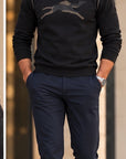 Men's Hoodie - Black & Gold