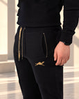 Men's Joggers - Black & Gold