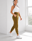 Olive leggings and bra set