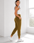 Olive leggings and bra set