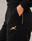 Women's Joggers - Black and Gold