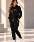 Women's Joggers - Black and Gold