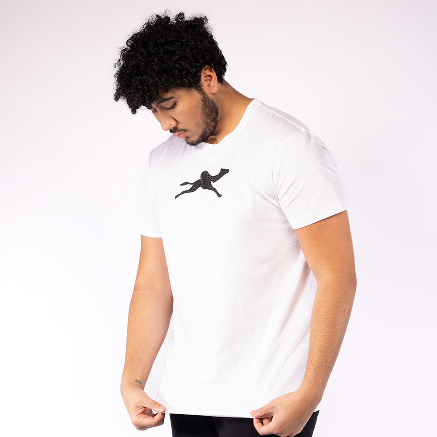 White cotton t-shirts men - GYMCAMEL