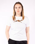 White cotton t-shirt women - GYMCAMEL