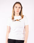 White cotton t-shirt women - GYMCAMEL