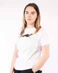 White cotton t-shirt women - GYMCAMEL