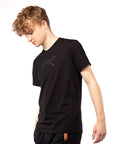 Black cotton t-shirt men - GYMCAMEL