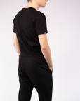 Black cotton t-shirt men - GYMCAMEL