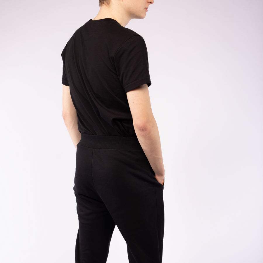 Black cotton t-shirt men - GYMCAMEL